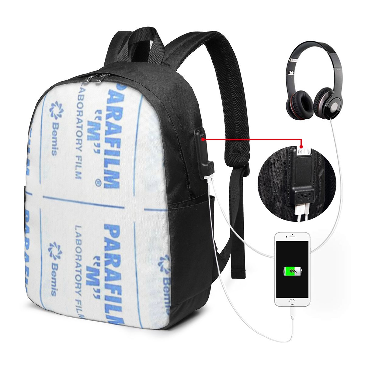 Laptop Bag - Parafilm Bir Hayat Kurtarıcı Sırt Çantası