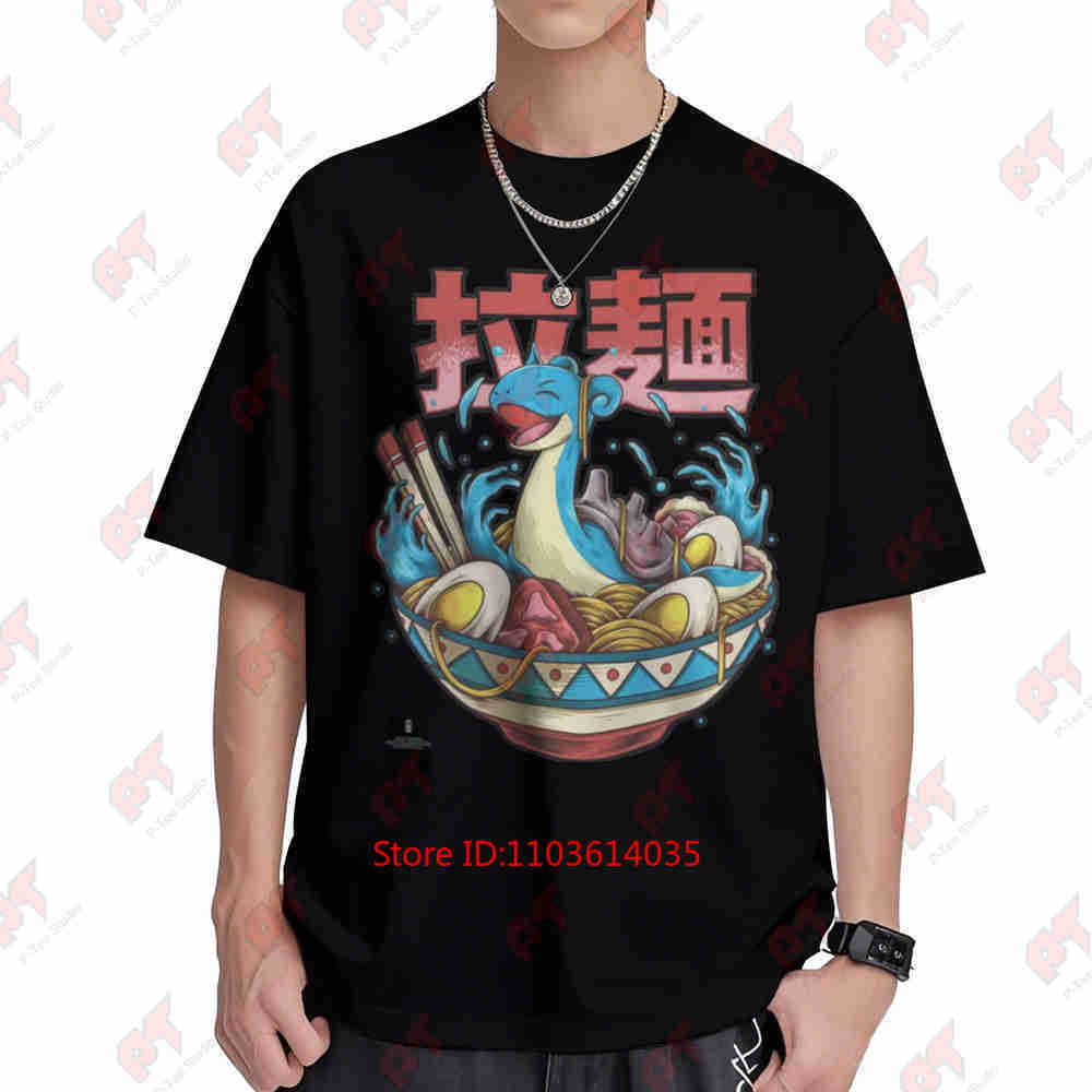 Laptop Sleeve - Lap Ramen Anime Kısa Kollu Tişört