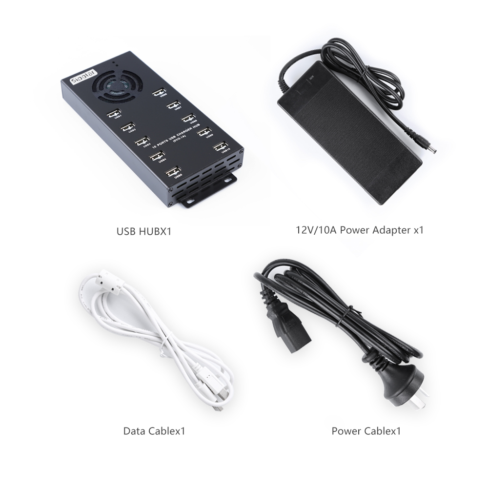 10 Portlu Hızlı Şarj USB Hub'ı - Usb Hub incelemesi ve fiyatı