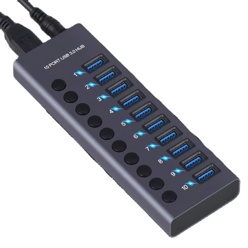 10 Portlu Alüminyum Alaşımlı Y - Usb Hub incelemesi ve fiyatı