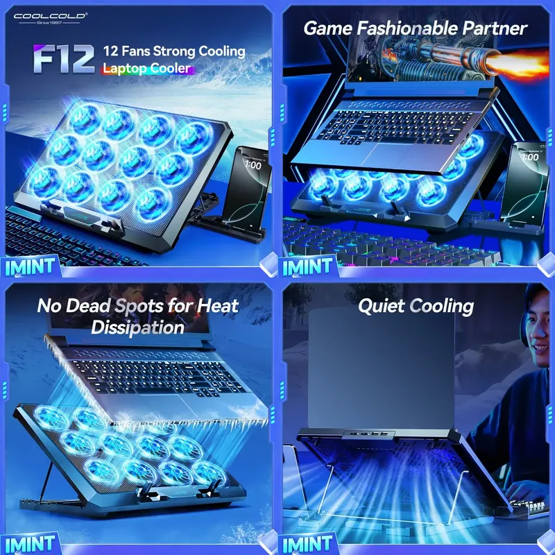 COOLCOLD 12 Sessiz Fanlı Dizüs - Laptop Cooling Pad incelemesi ve fiyatı